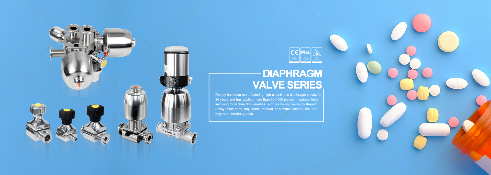 गुणवत्ता सैनिटरी डायाफ्राम वाल्व कारखाना