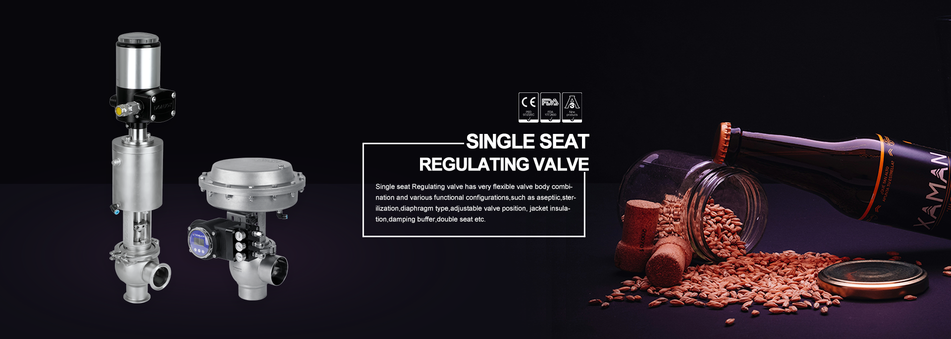 गुणवत्ता सैनिटरी डायाफ्राम वाल्व कारखाना