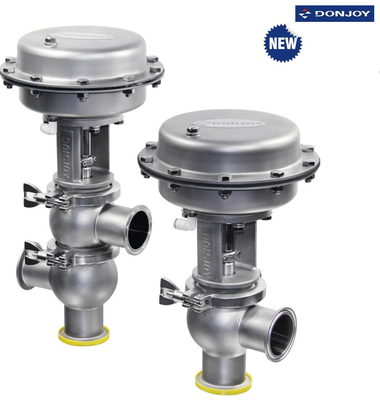 Sanitary Mainifold Mixproof Reversing Seat Valve Food Grade SS316  DN150