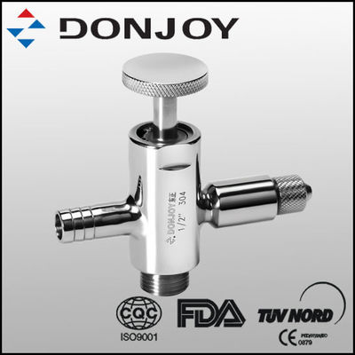 6 Bar Sanitary Stainless Steel Level Gauge Thread Connection EPDM / PTFE Gasket