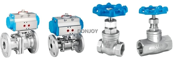 2 Peice female industrial Ball valve With ISO mound and handle , BSP Thread