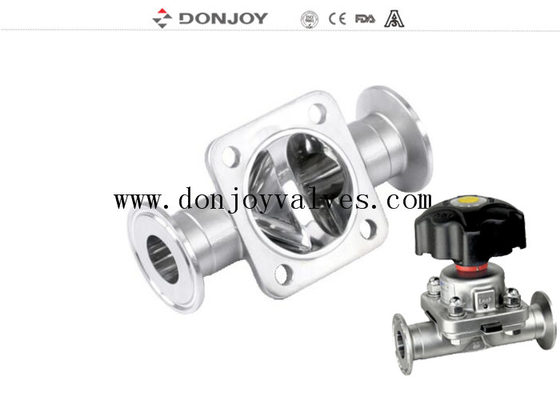 SS316L Donjoy Phamacy Sanitary Diaphragm Valve ASME BPE Standard