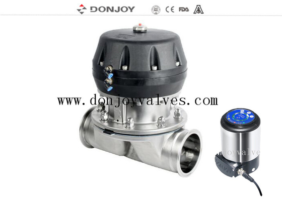 DN80 Welding 316L Multiport Pneumatic Diaphragm Valve