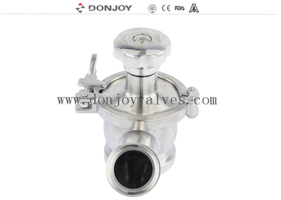 SS316 Tri Clamp Sanitary Diaphragm Radial Tank Bottom Valve Pneumatic Stainless Steel