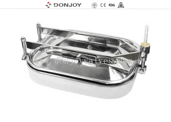 मैट सतह रिंच प्रकार स्क्वायर टैंक मैनहोल कवर ओवल मेवे फॉर वेसल